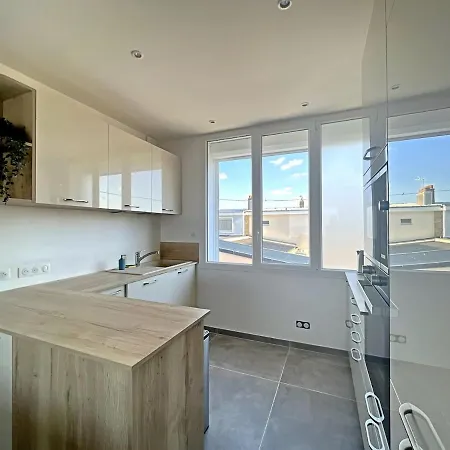 Oceane - Pour 6 Personnes Moderne Avec Balcon Vue Berck